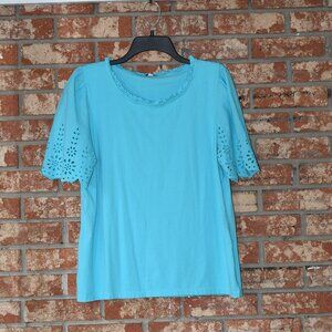 Talbots Blue Top